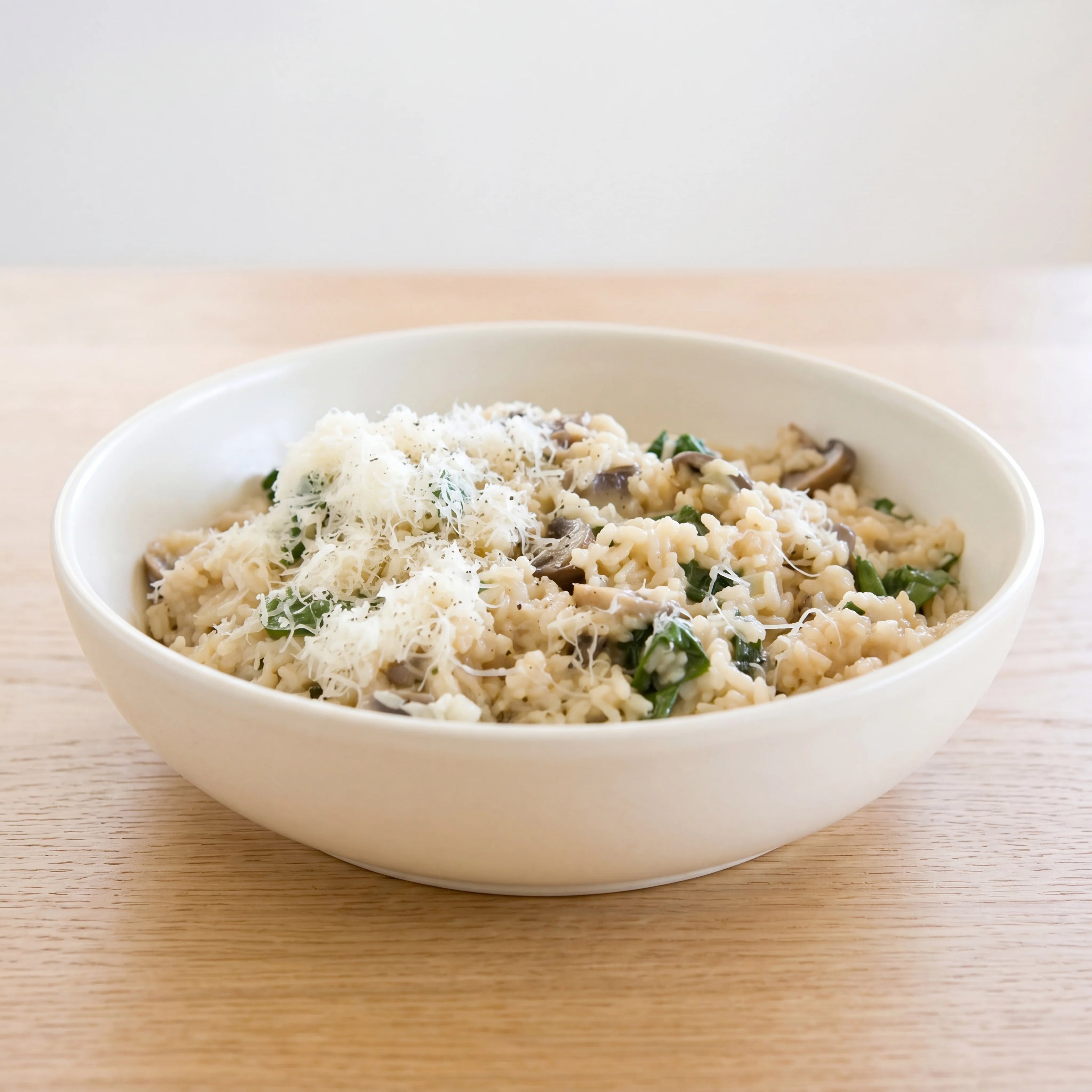 Creamy Chili Mushroom Risotto